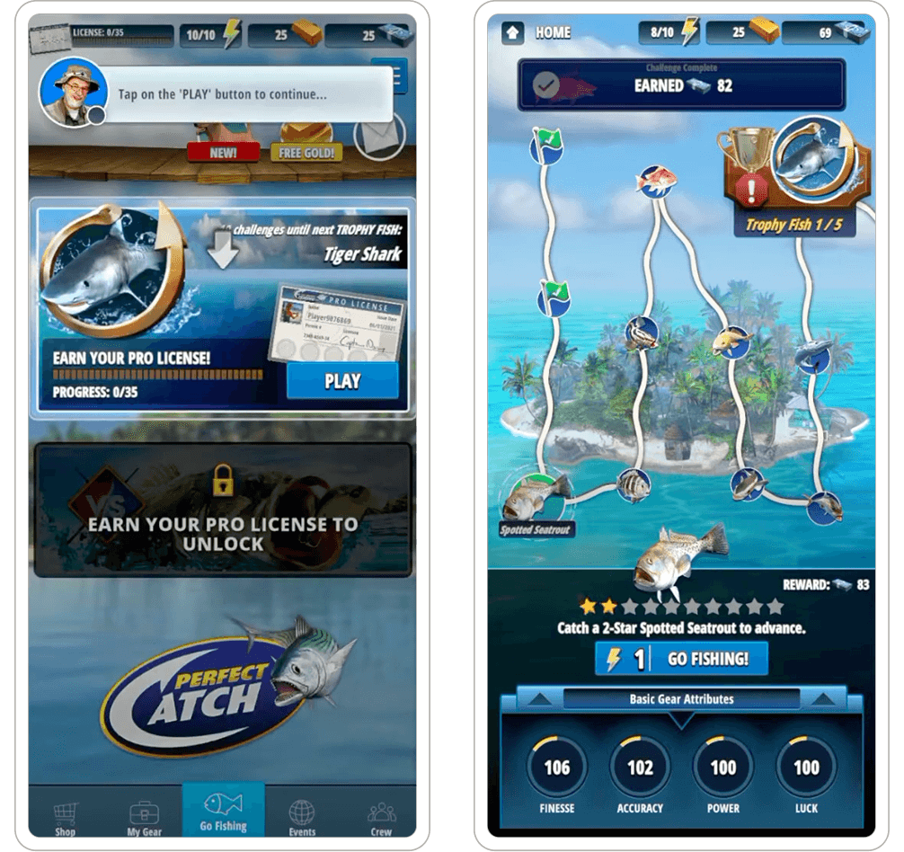 Tap Sports Fishing Mobile Slide 03