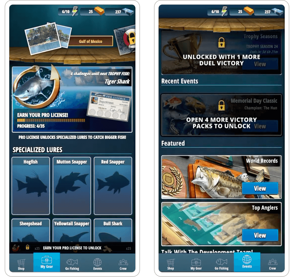 Tap Sports Fishing Mobile Slide 04